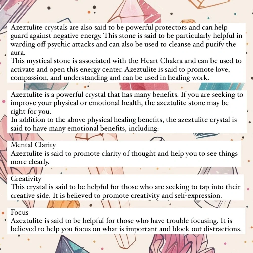 Azeztulite Bracelet 8mm - Picture 4 of 6